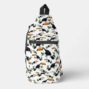 Sac À Bandoulière Toucans Tropicaux - Jungle Ludique