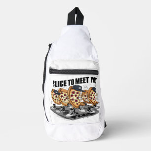 Sac À Bandoulière Trancher Pour Vous Rencontrer Pizza Drôle