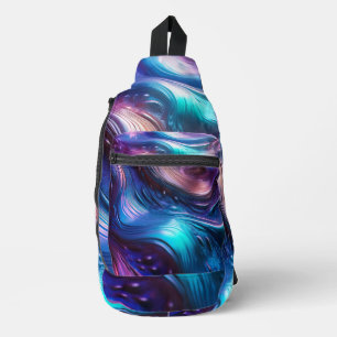 Sac À Bandoulière Vagues Colorées