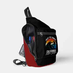 Sac À Bandoulière Vibes de surfer d'été en Californie