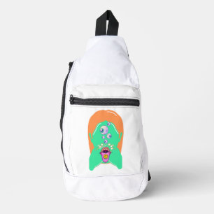 Sac À Bandoulière visage monstre