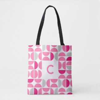 Sac à bascule rose du milieu du siècle