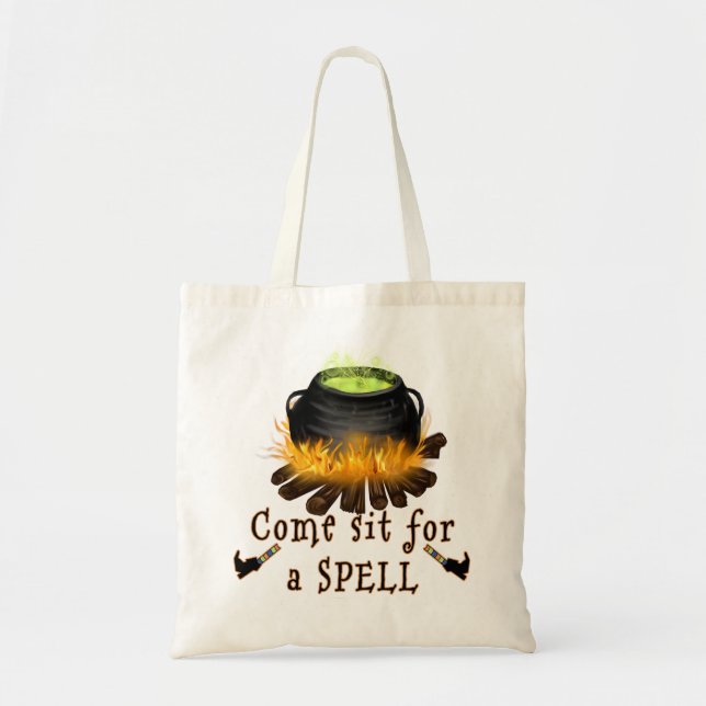 Sac à bonbons d'Halloween à Trick ou Treat (Devant)