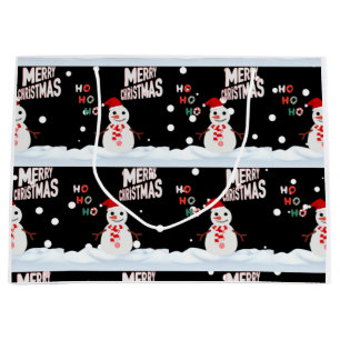 Sac à cadeau grand format Christmas The Snowman
