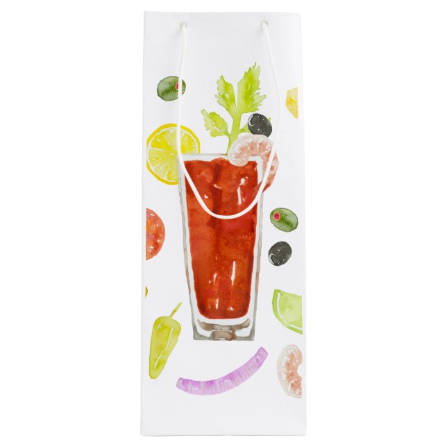 Sac à cadeaux Bloody Mary Bar (Devant)