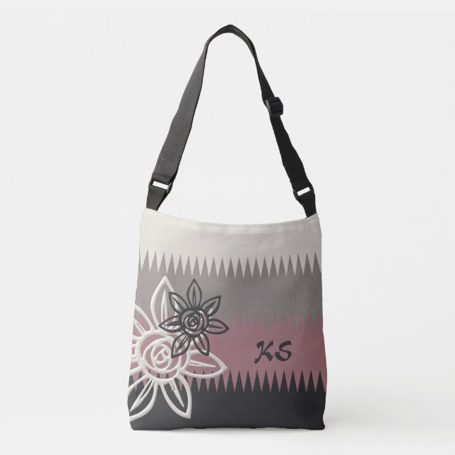 Sac à carrosserie floral sur mesure Dusty/Rose de  (Devant)
