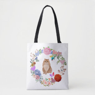Sac à chat floral