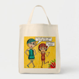 Sac à chaussures à flappers (Fourre-tout en toile)