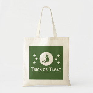 Sac à coller ou à traiter Halloween, vert