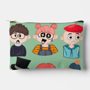 Sac à cosmétiques amis de dessin animé mignon Tr