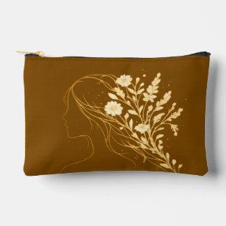 Sac à cosmétiques floral personnalisé Cadeau de la