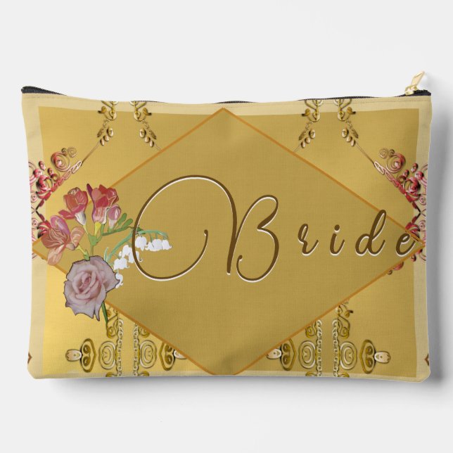 Sac à coudre floral de la mariée (Verso)