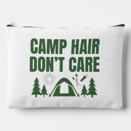 Sac à Coudre Imprimé Vert Camp Cheveux Don't Care
