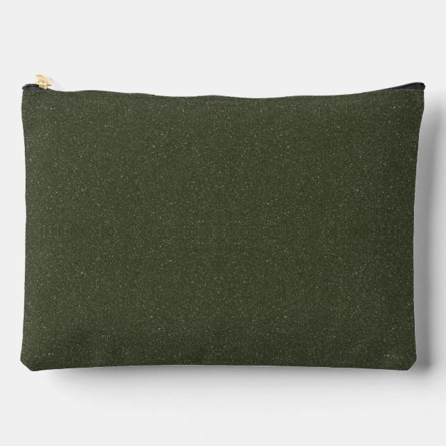 Sac à coudre vert mousse pour impression découpée  (Recto)
