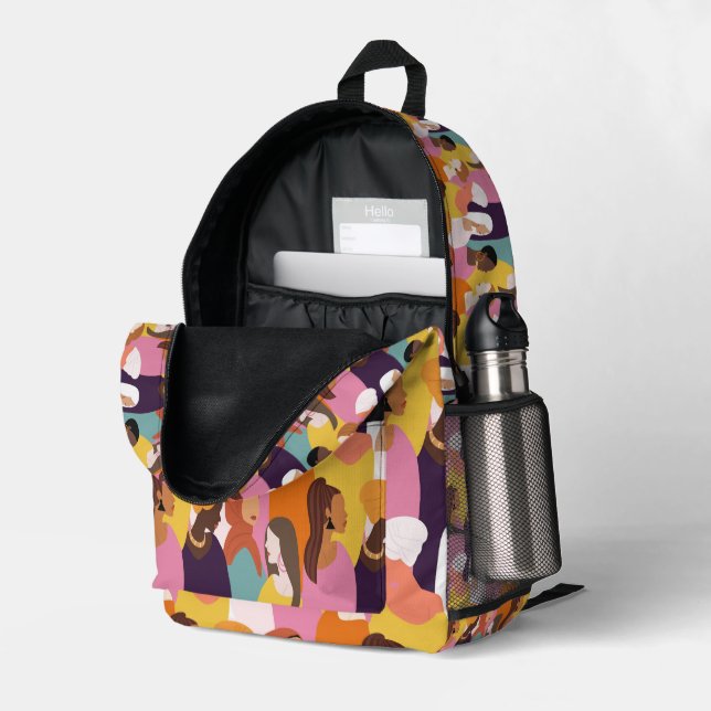 Sac à dos #3 pour la fête des mères (Coin arrière droit (ouvert))