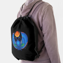 Sac à dos à corde bleu égyptien aile