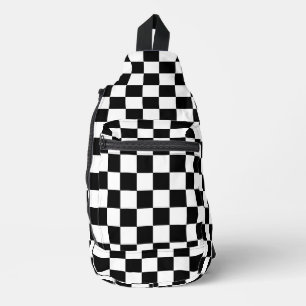 Sac à dos À damiers noir et blanc HAMbyWG