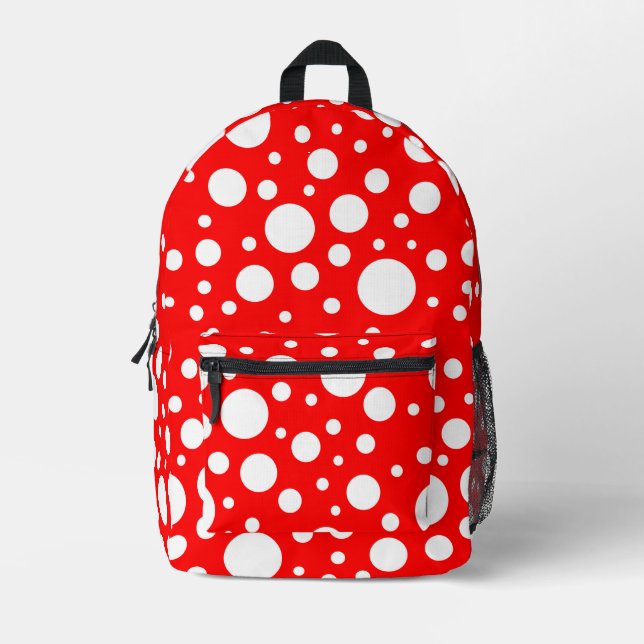 Sac à dos à points rouges (Recto)