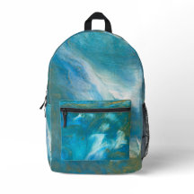 Sac à dos Abstrait Blue Ocean