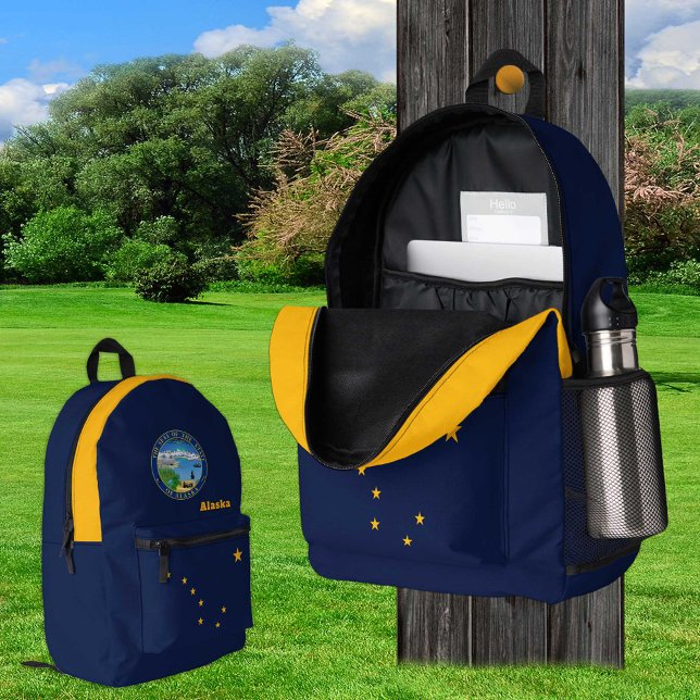 sac à dos Alaska Flag, USA & Alaska Bag, (Créateur téléchargé)