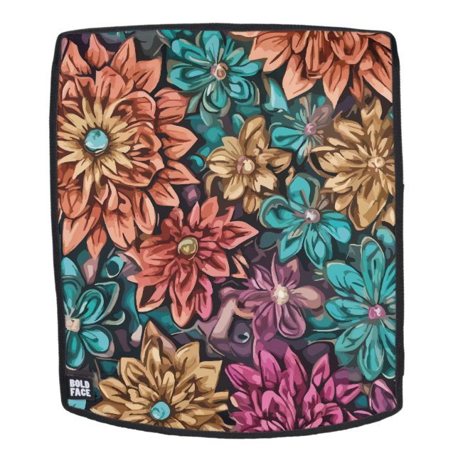 Sac À Dos Arrangement de Flower (Devant amovible)