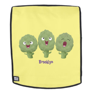 Sac À Dos Artichauts chantants mignons dessin animé végétal