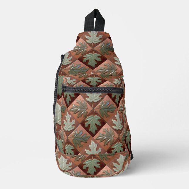 Sac à dos avec motif en feuille d'érable (Recto)