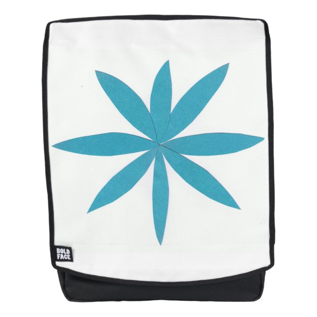Sac à dos avec Turquoise Star Design (Devant)