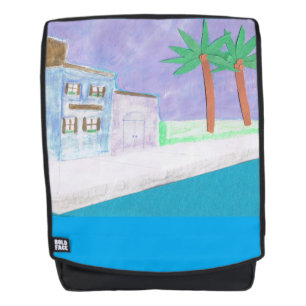 Sac À Dos Back Pack avec design caribéen