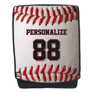 Sac À Dos Baseball Softball Nom et Numéro personnalisés
