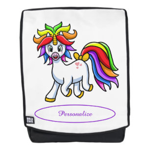 Sac À Dos Bébé mignon et adorable Unicorn Magique Arc-en-cie