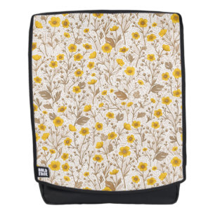 Sac À Dos Boutons jaunes et bruns
