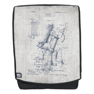 Sac À Dos Brevet de microscope vintage