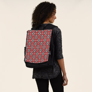 Sac À Dos Broderie Ethnique Slave, Traditionnelle Balkanique