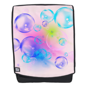 Sac À Dos BUBBLES - Image Abstraite colorée de l'art fractal