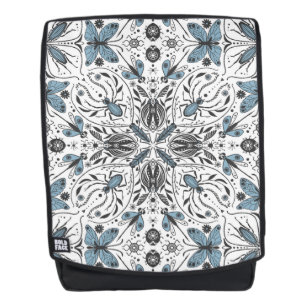 Sac À Dos Bugs, noir et bleu