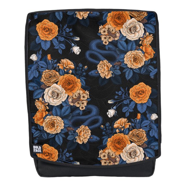 Sac À Dos Caché en rose, orange et bleu (Devant)