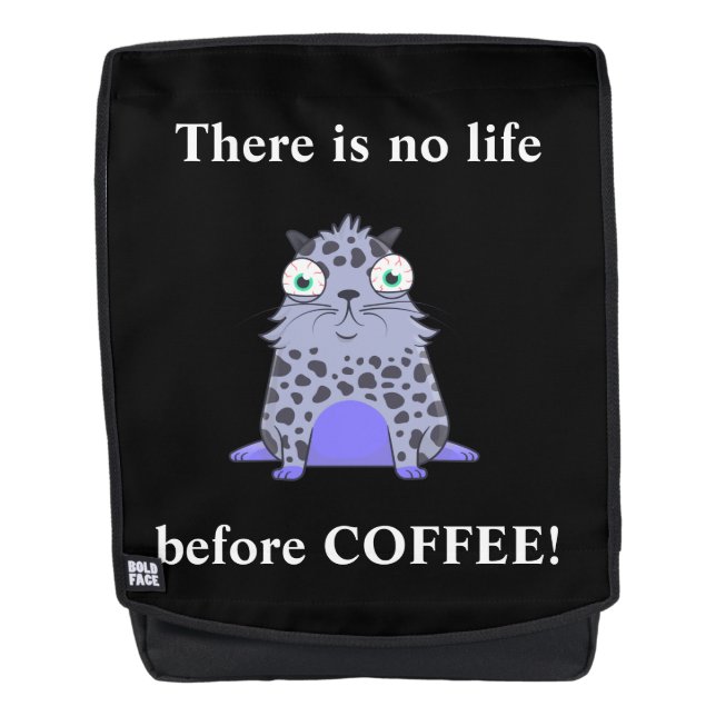 Sac À Dos Caffelotta cryptokitty veut du café (Devant)