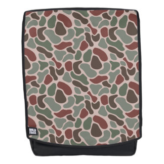 Sac À Dos Camo Rétro (rouge vert)