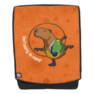 Sac À Dos Capybara Drôle Ne T'inquiète Pas Sois Cappy Dessin