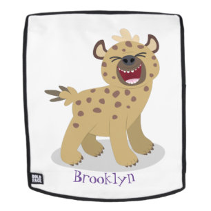 Sac À Dos Caricature amusante hyena riant illustration
