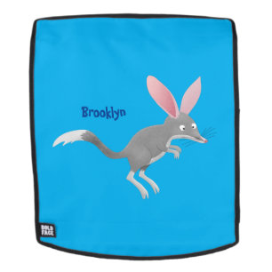 Sac À Dos Caricature de bilby australien très heureuse