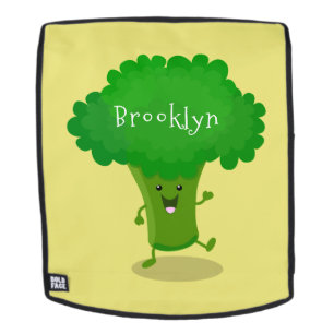 Sac À Dos Caricature de brocoli dansant Cute kawaii