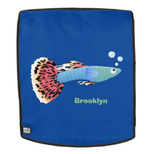 Sac À Dos Caricature de poisson tropical guppy très chic