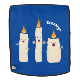 Sac À Dos Caricature en trois chandelles mignonnes