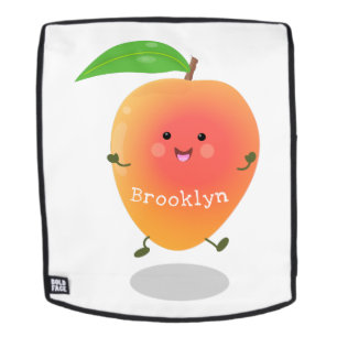 Sac À Dos Caricature mignonne de mangue joyeuse