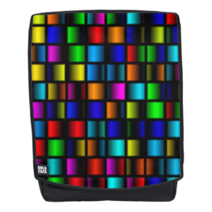 Sac À Dos Carrés Colorés