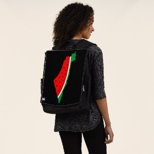 Sac À Dos Carte de Palestine Watermelon Symbole de la libert