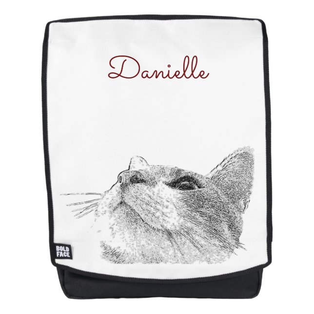 Sac à dos Chat Curieux (Devant)