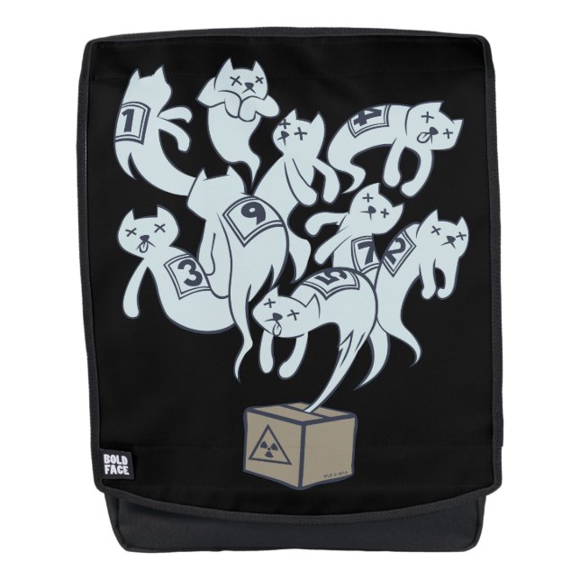 Sac À Dos Chat de Schrödinger les 9 vies (Devant)